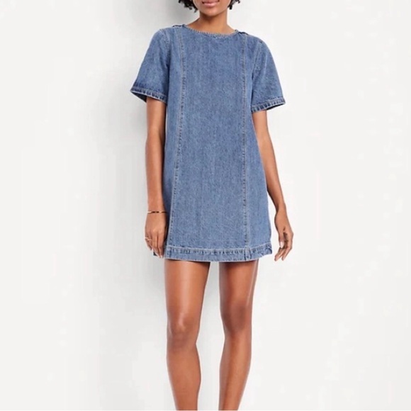 Old Navy Dresses & Skirts - Old Navy Light Blue Denim Shift Dress